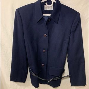 Vintage Miss Pendleton virgin wool coat with belt